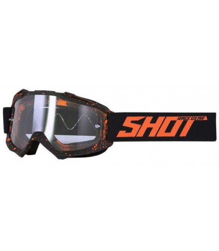 Очки кроссовые SHOT ASSAULT DROP neon orange matt
